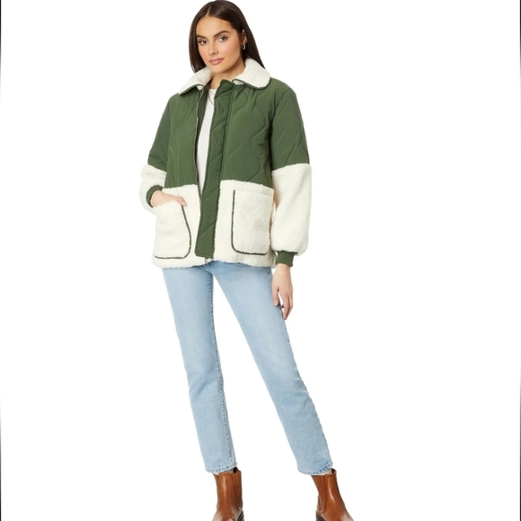 NWT Blanknyc Quilted Sherpa Jacket - Picture 2 of 8